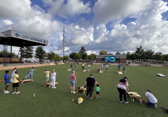 Cornhole ATL on City Green