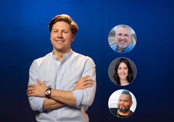 Host Joel Byars, with comedians Big Rich Brock, Erica Benefield, and Mookie G